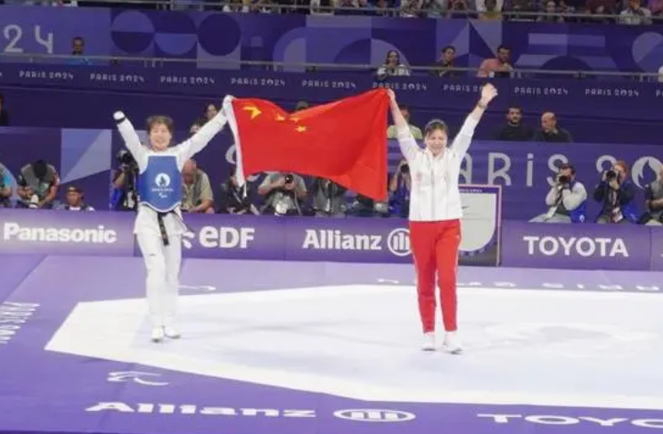 中国跆拳道项目上获得首枚残奥金牌！